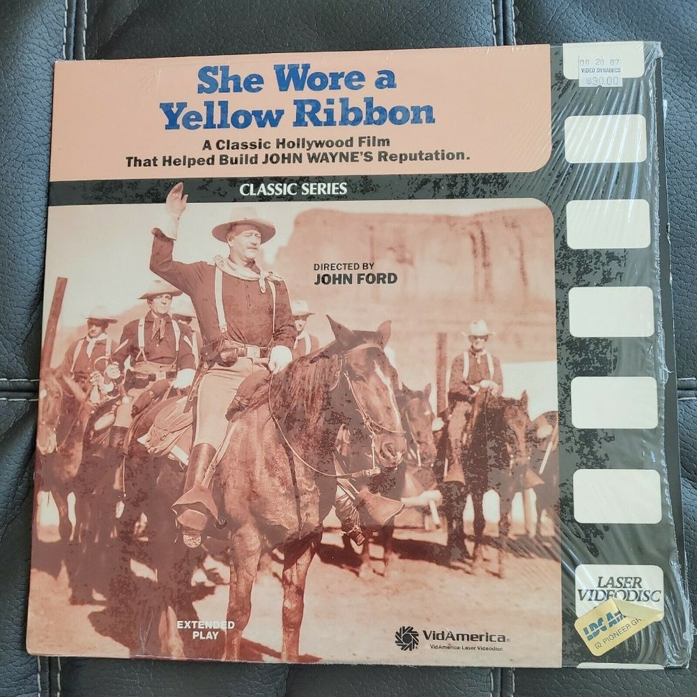 She Wore A Yellow Ribbon Laserdisc John Wayne Classic Series John Ford 1986